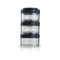 Preview: BlenderBottle GoStak 60ml 3Pak, Black