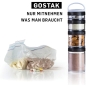 Preview: BlenderBottle GoStak 60ml 3Pak, Black