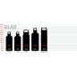 Preview: Sigg Star Bottle Glas Scarlet 0.5l 8649.20