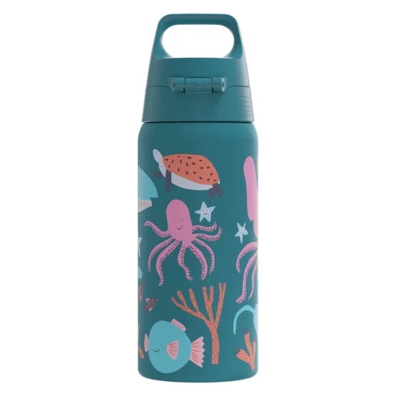 Sigg Trinkflasche Shield Therm ONE Blue World 0.5 L 6022.90