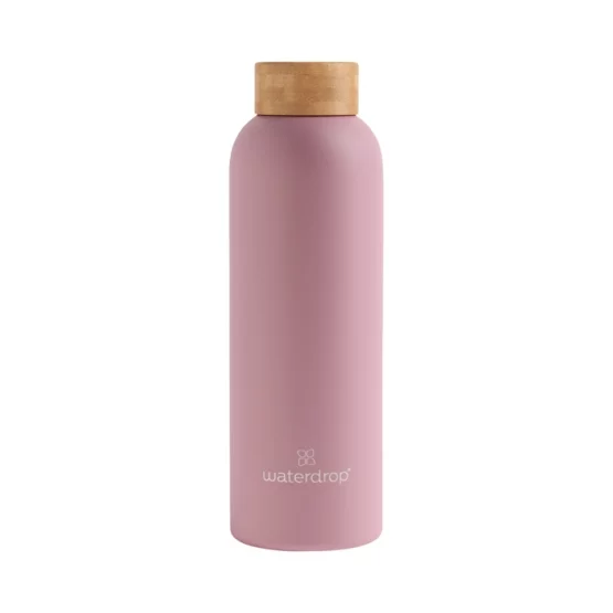 Waterdrop Steel Bottle Pastel Pink Matt / 0.6l