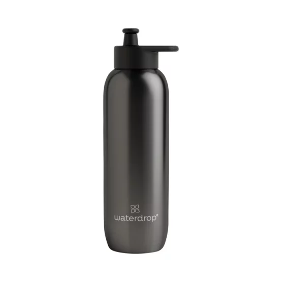 Waterdrop Sports Bottle, Charcoal / 0.6l