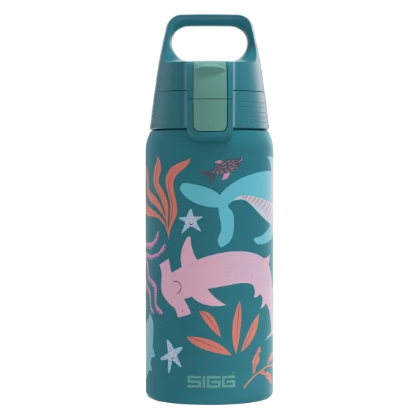 Sigg Trinkflasche Shield Therm ONE Blue World 0.5 L 6022.90