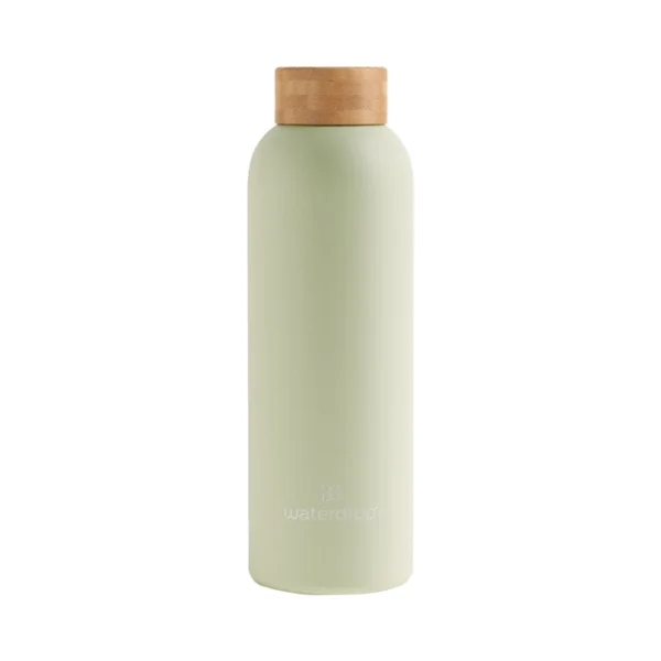 Waterdrop Steel Bottle Pastel Olivgrün Matt / 0.6l