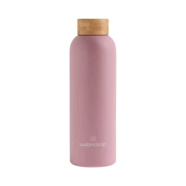 Waterdrop Steel Bottle Pastel Pink Matt / 0.6l