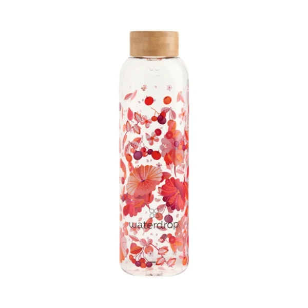 Waterdrop Glass Bottle Relax / 0.6l